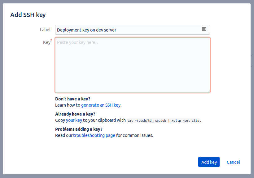 how to set up bitbucket digital ocean